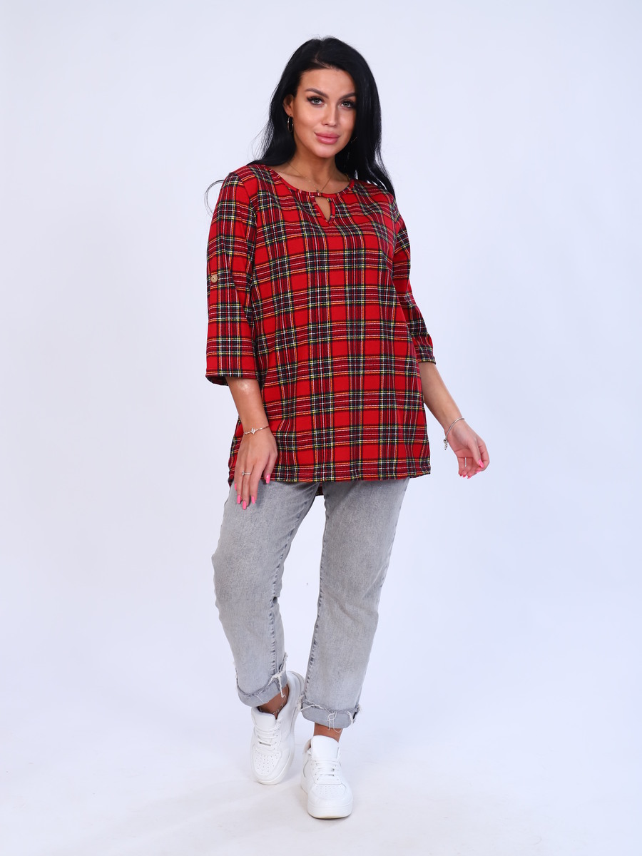 

Рубашка женская New Life jersey 109-192 красная 60 RU, 109-192
