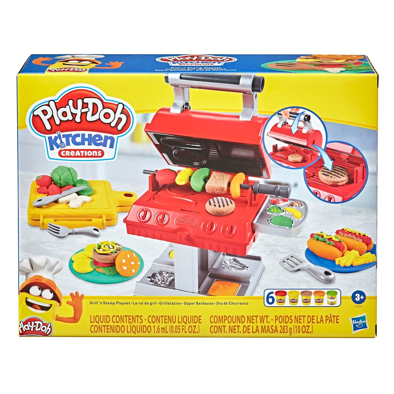 фото Набор игровой play-doh гриль барбекю f06525l0