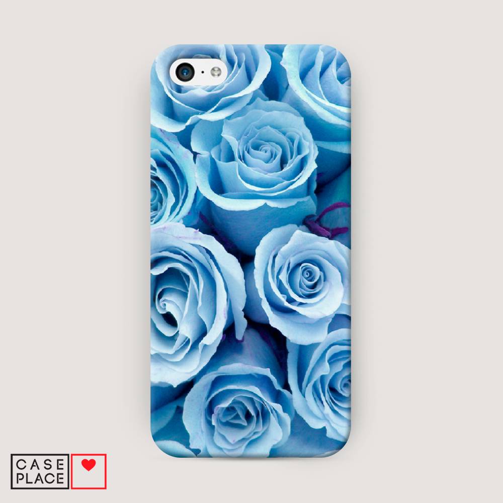 

Пластиковый чехол "Лазурные розы" на Apple iPhone 5C, 10220-6