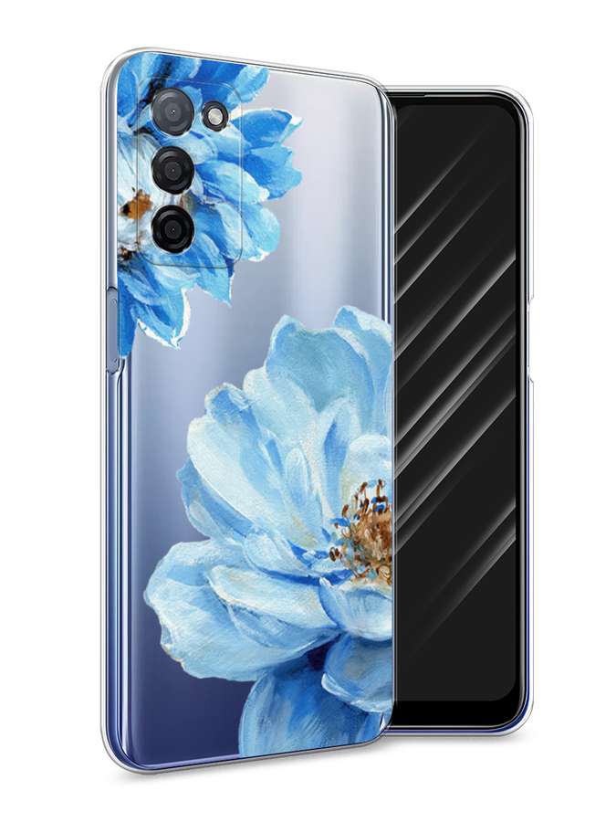 

Чехол Awog на Oppo A55s 5G "Голубые клематисы", Разноцветный, 2510150-8