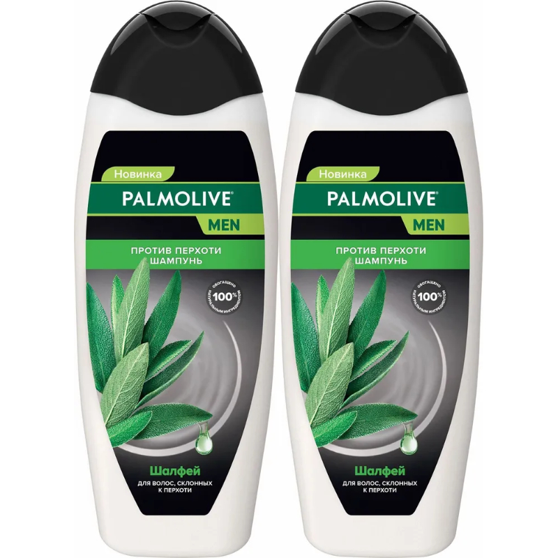 Шампунь PALMOLIVE MEN Против перхоти Шалфей 450мл 2шт 8718951556577/набор