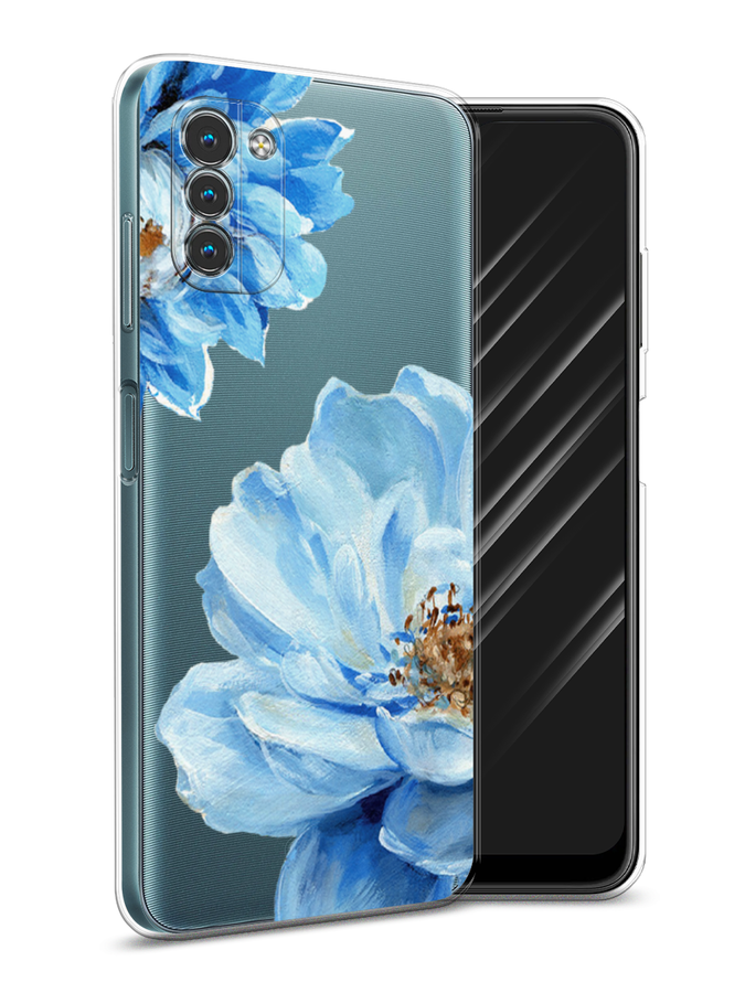 

Чехол Awog на Nokia G11 / Нокиа G11 "Голубые клематисы", Разноцветный, 125150-8