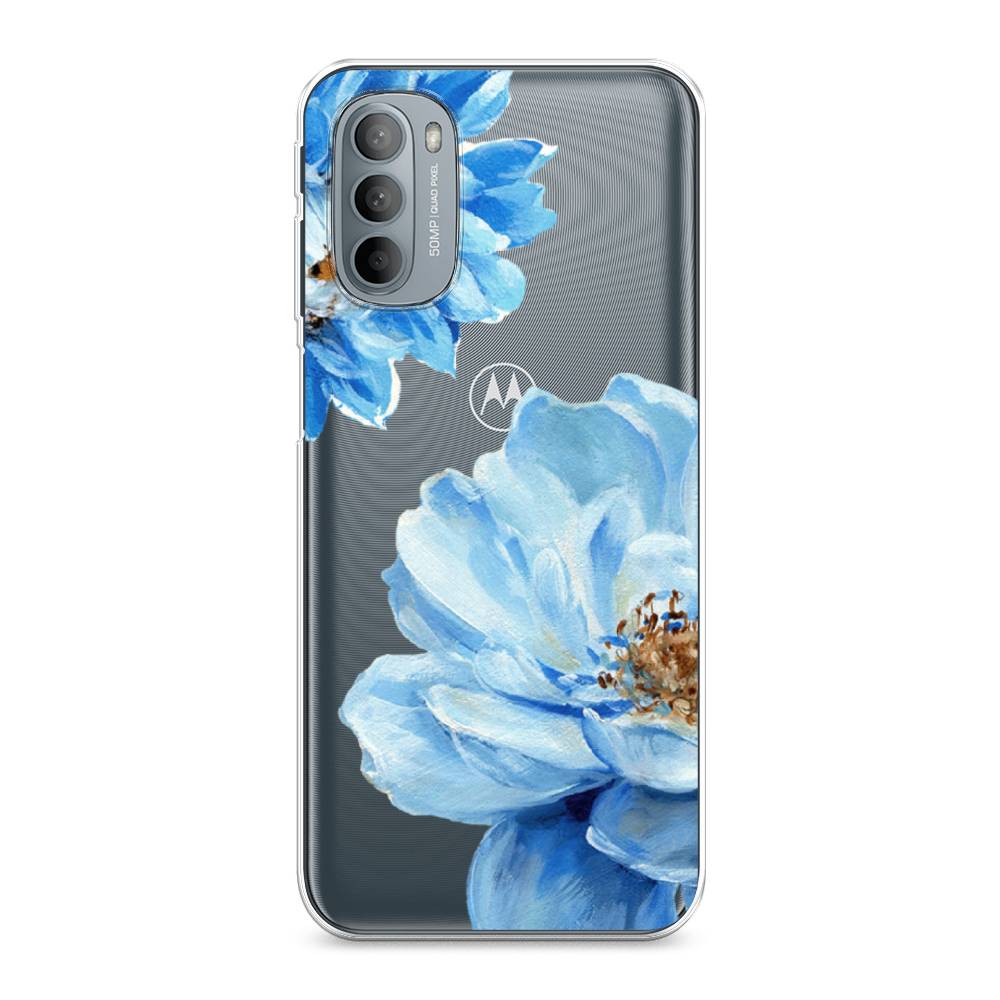 

Чехол Awog на Motorola Moto G31/G41 "Голубые клематисы", Разноцветный, 241850-8