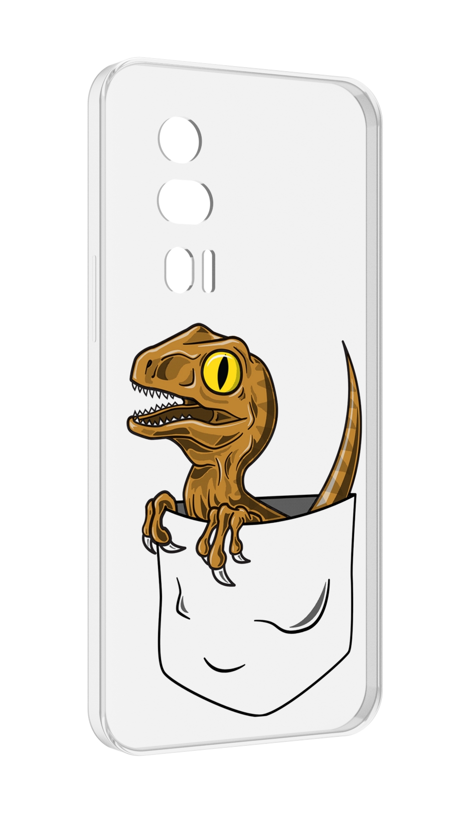 

Чехол MyPads динозавр в кармане для Xiaomi Redmi K60 противоударный, Tocco