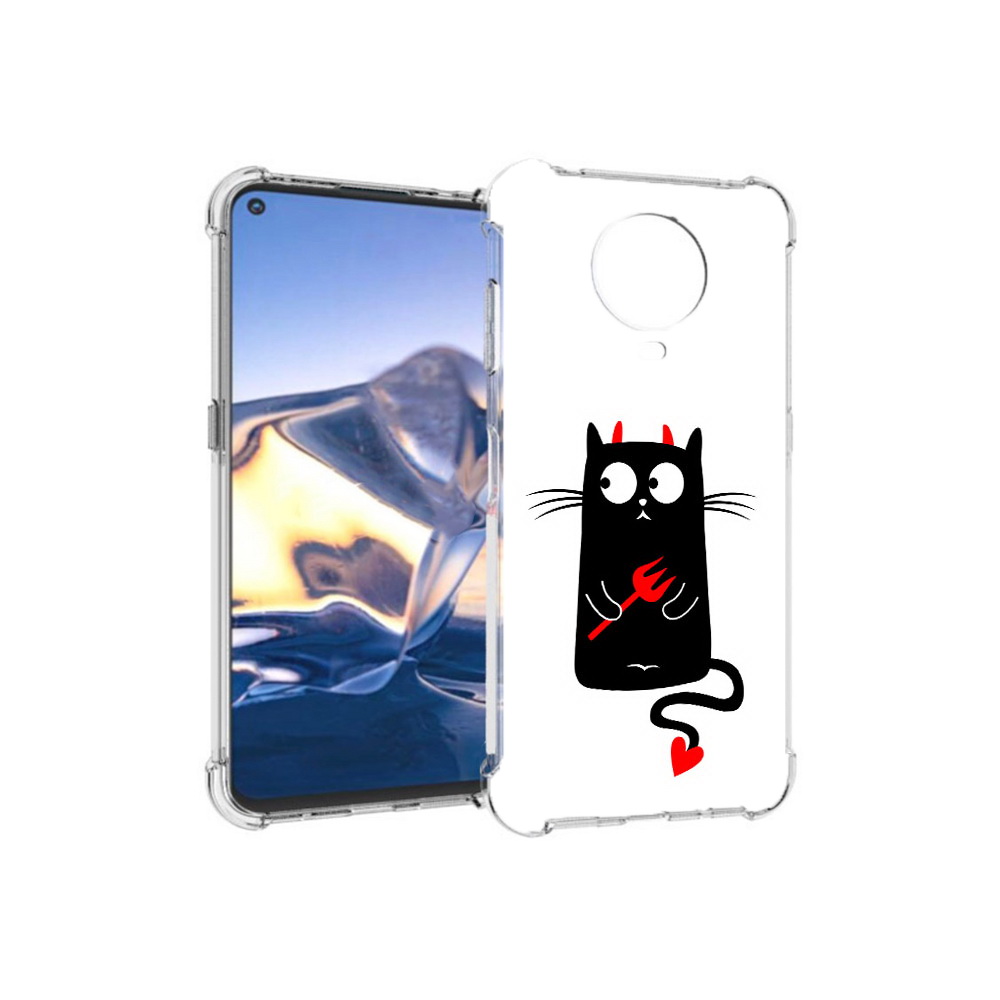 

Чехол MyPads Tocco для Nokia G10 Кот демон (PT171673.98.97), Tocco