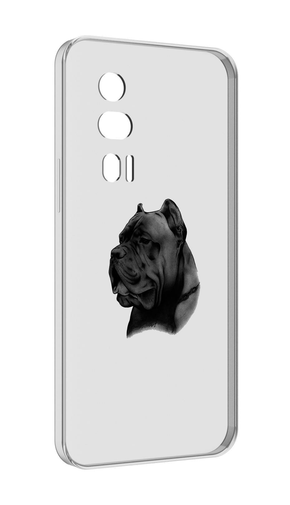 

Чехол MyPads грозный бульдог для Xiaomi Redmi K60 противоударный, Tocco