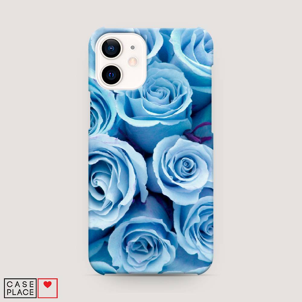 

Пластиковый чехол "Лазурные розы" на Apple iPhone 12 mini, 12620-6
