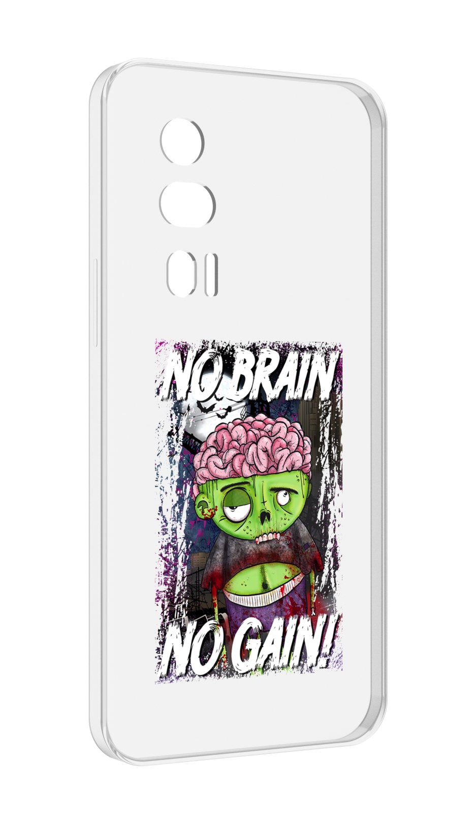 

Чехол MyPads глупый зомби для Xiaomi Redmi K60 противоударный, Tocco