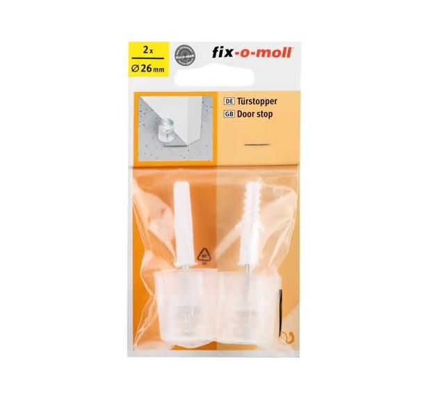 

Стопор Fix-o-moll для дверей прозрачный 2,6 см x 2 шт
