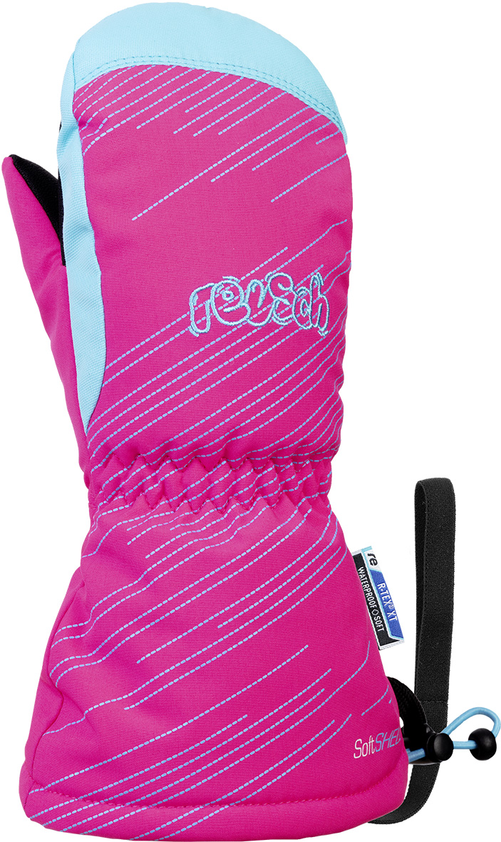 фото Варежки reusch 2020-21 maxi r-tex® xt mitten knockout pink/bachelor button (inch (дюйм):v)