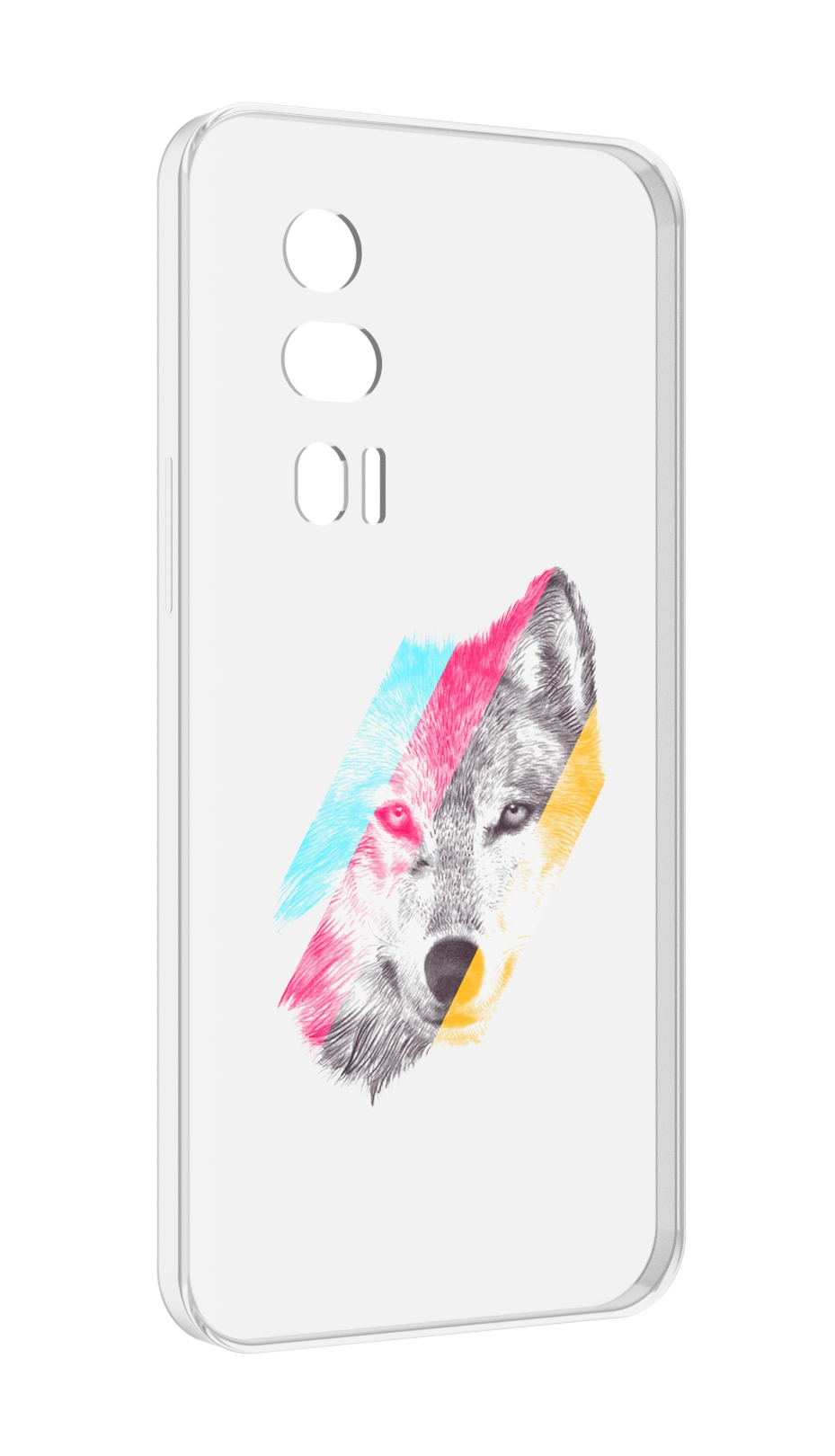 

Чехол MyPads волк градиент для Xiaomi Redmi K60 противоударный, Tocco