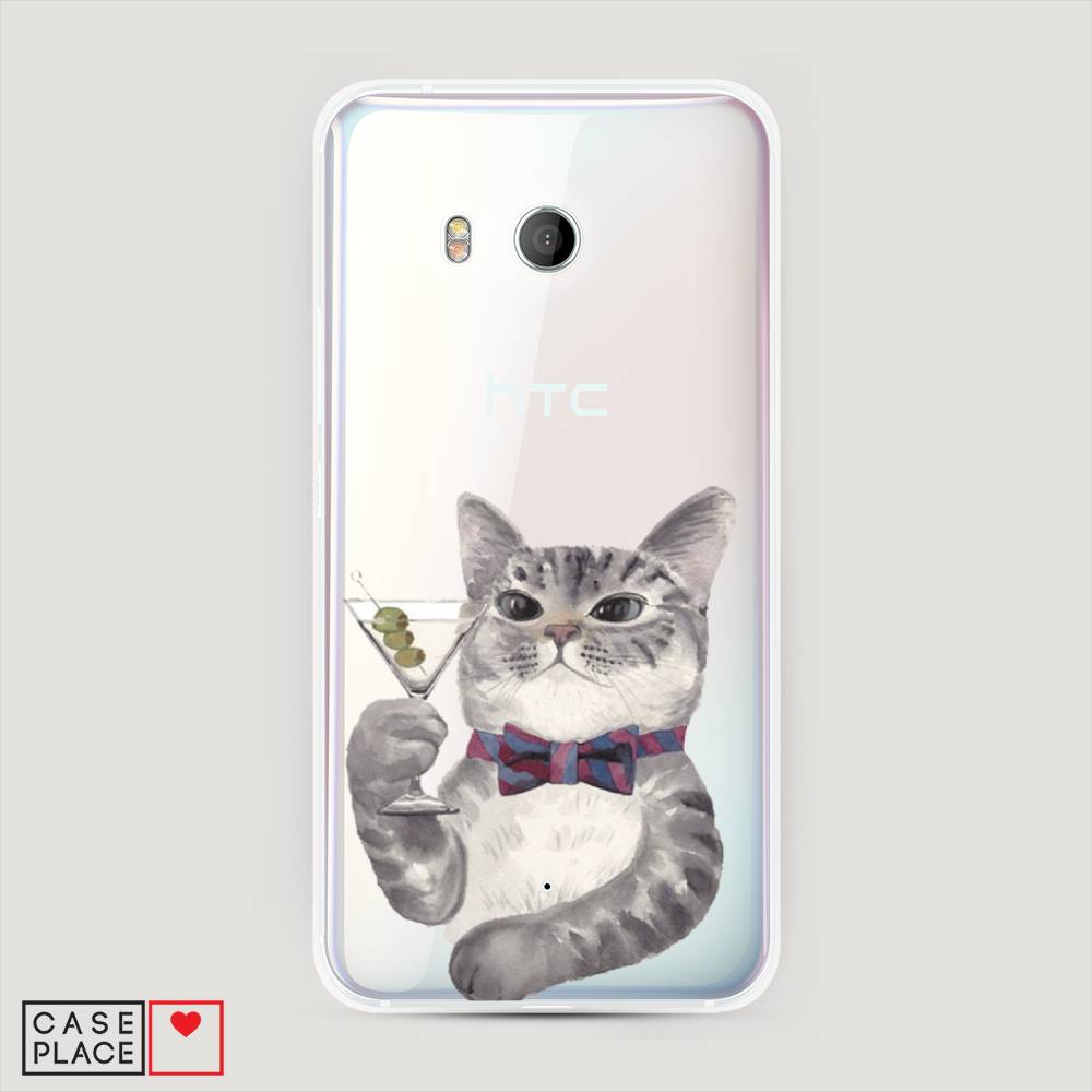 

Чехол Awog "Кот джентльмен" для HTC U11