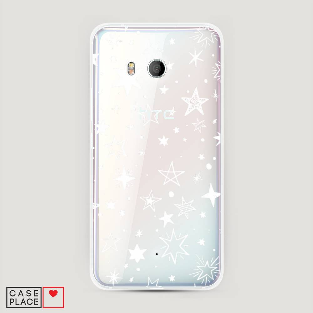 

Чехол Awog "Звездочки графика белая" для HTC U11