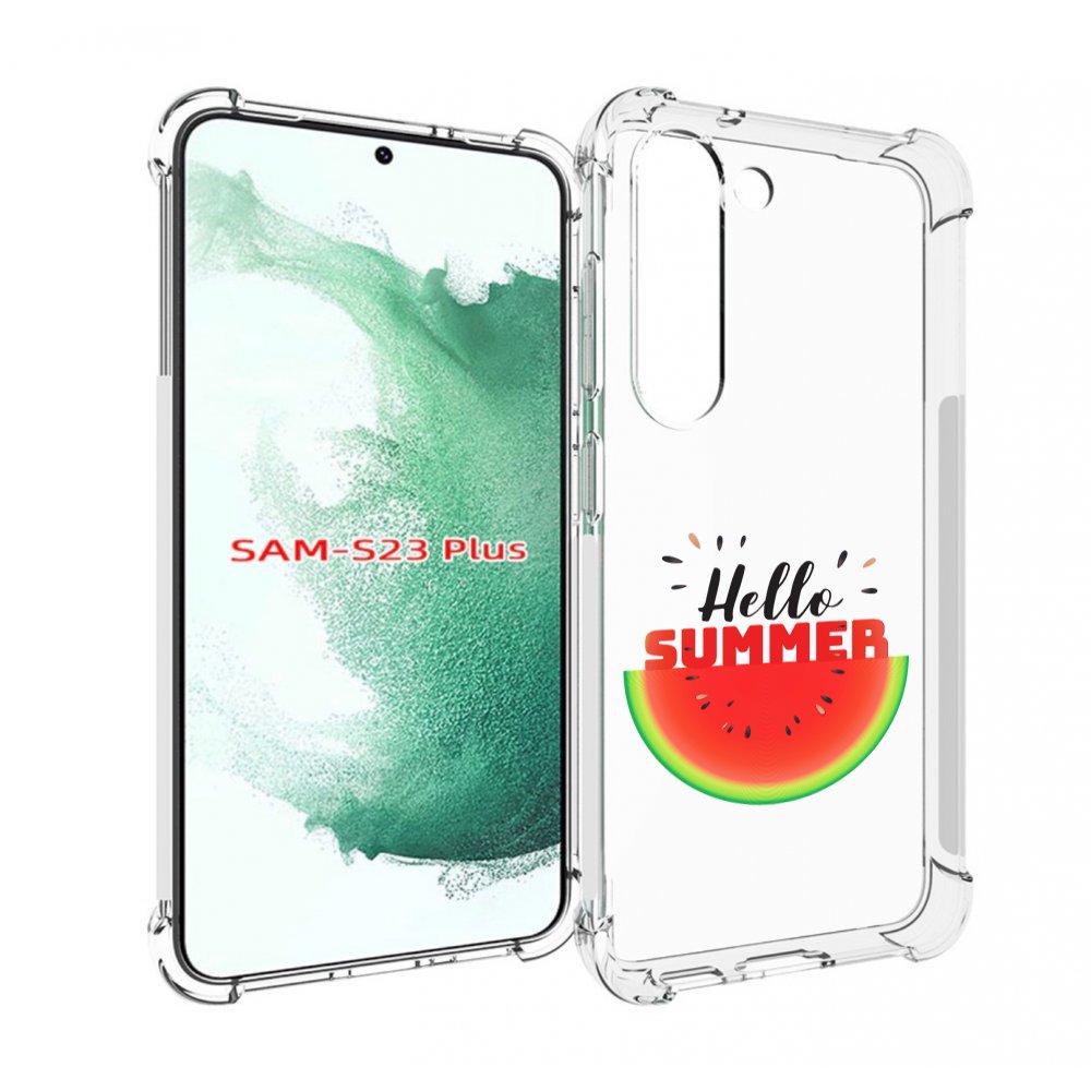 

Чехол MyPads Привет-лето для Samsung Galaxy S23 Plus +, Прозрачный, Tocco