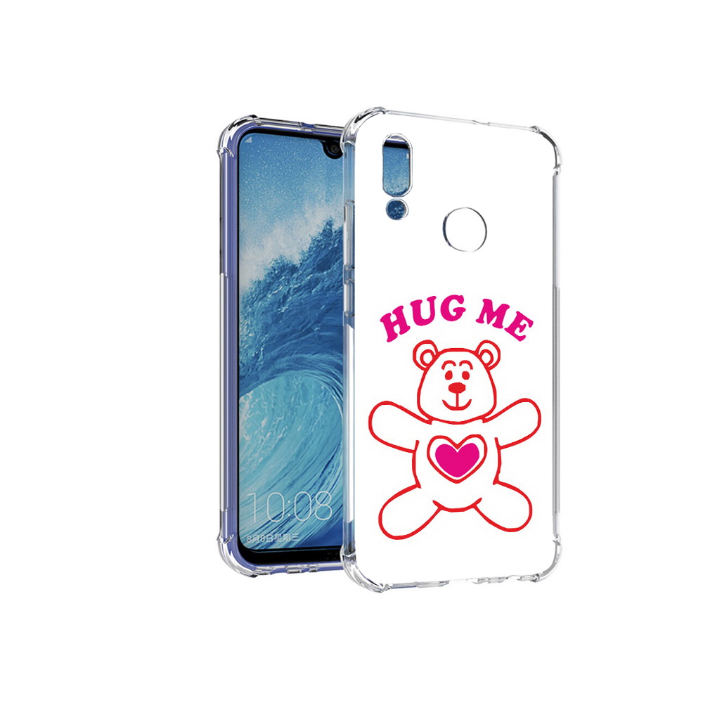 

Чехол MyPads Tocco для Huawei P Smart (2019) 14 февраля обними меня, Прозрачный, Tocco