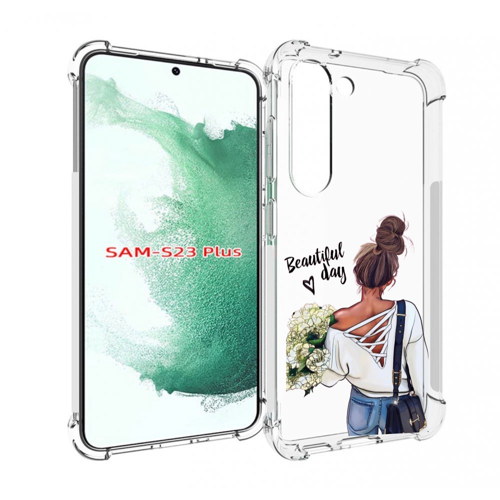 

Чехол MyPads Прекрасный-день для Samsung Galaxy S23 Plus +, Прозрачный, Tocco