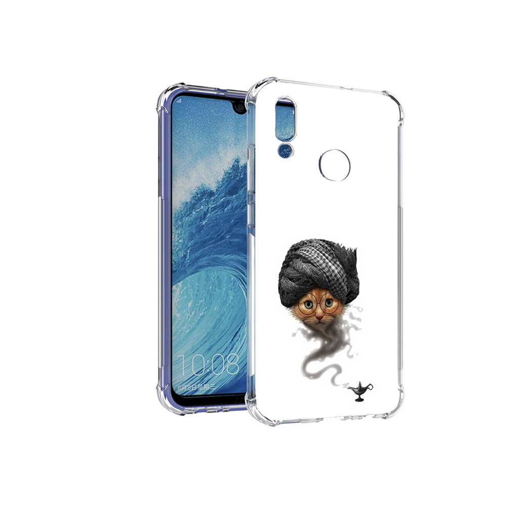 

Чехол MyPads Tocco для Huawei P Smart (2019) кот джин, Прозрачный, Tocco