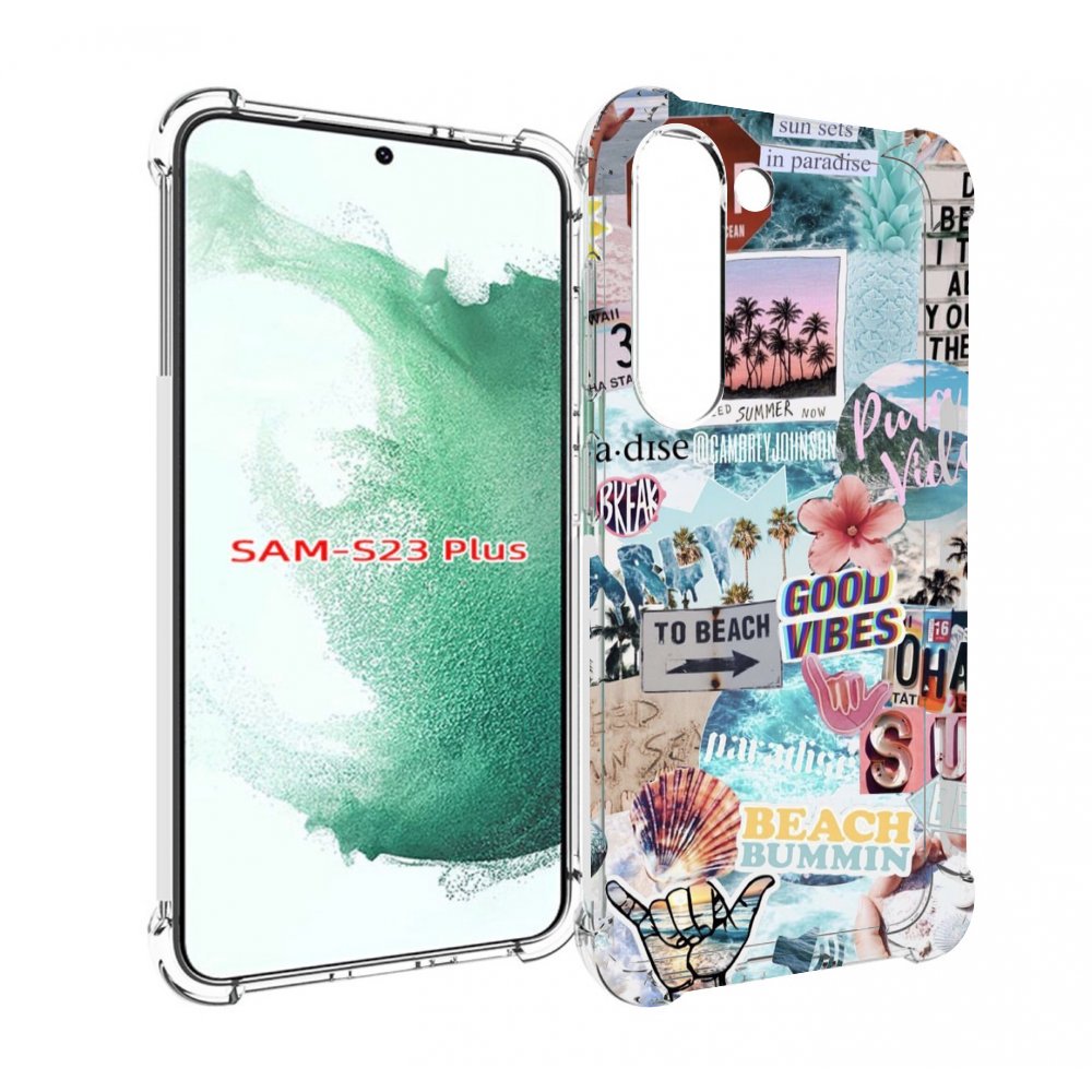 

Чехол MyPads Пляжи-постер для Samsung Galaxy S23 Plus +, Прозрачный, Tocco