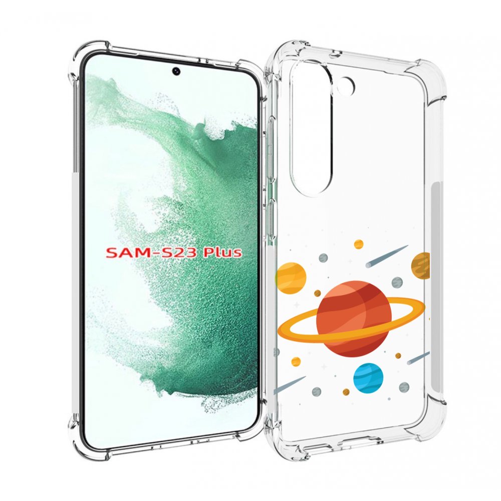 

Чехол MyPads Планета-Сатурн для Samsung Galaxy S23 Plus +, Прозрачный, Tocco