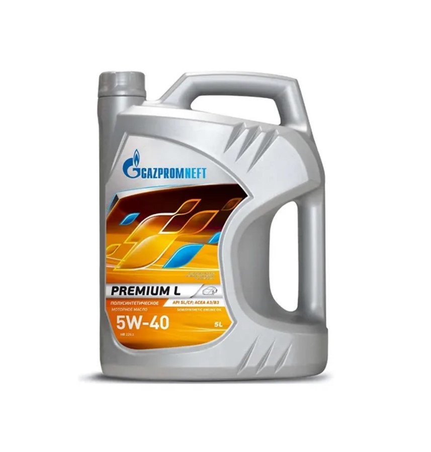 

Моторное масло Gazpromneft полусинтетическое Premium L 5W40 SL/CF 5л