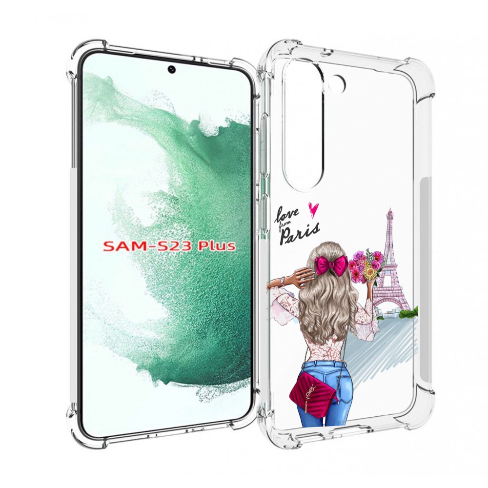 

Чехол MyPads Парижанка женский для Samsung Galaxy S23 Plus +, Прозрачный, Tocco