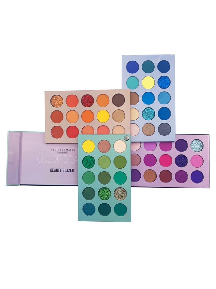 

Тени для век Beauty Glazed Color board 4 в 1 60 цветов, Color board 4 в 1