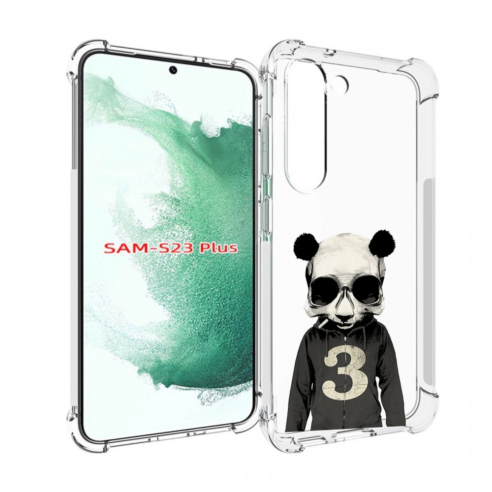 

Чехол MyPads Панда-в-костюме для Samsung Galaxy S23 Plus +, Прозрачный, Tocco