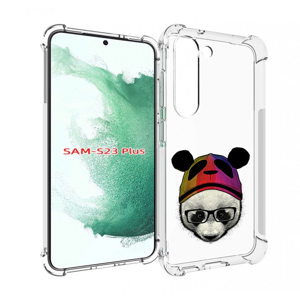

Чехол MyPads Панда в шапке для Samsung Galaxy S23 Plus +, Прозрачный, Tocco