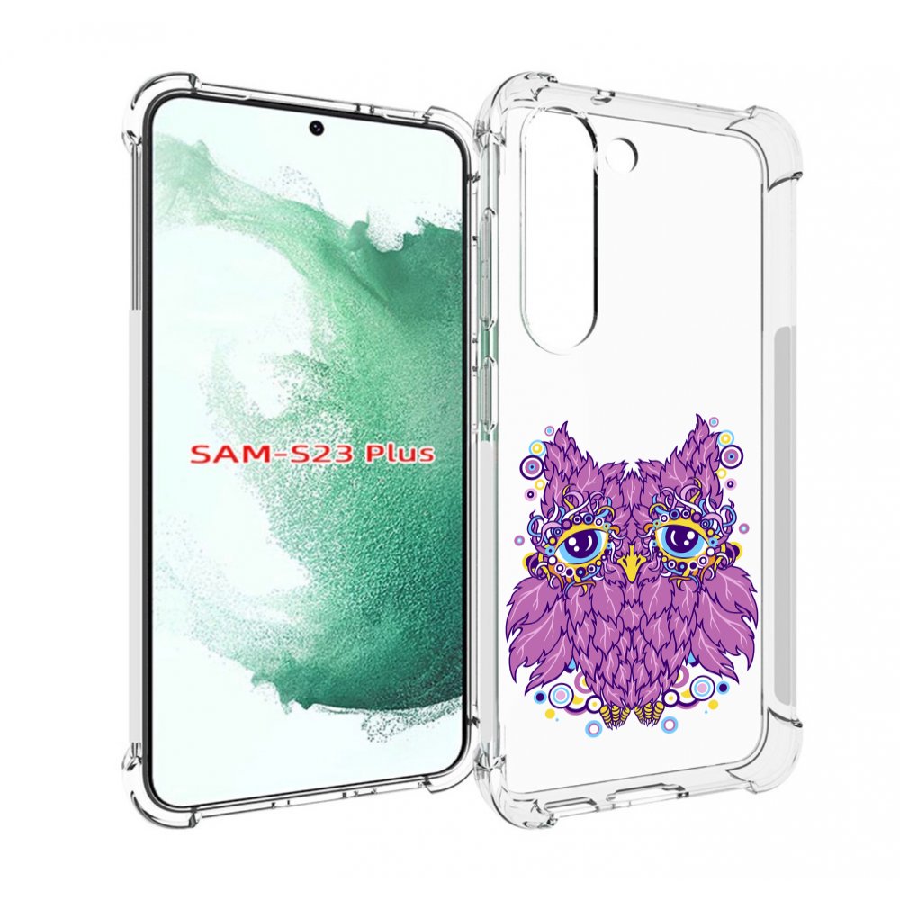 

Чехол MyPads Розовая сова для Samsung Galaxy S23 Plus +, Прозрачный, Tocco