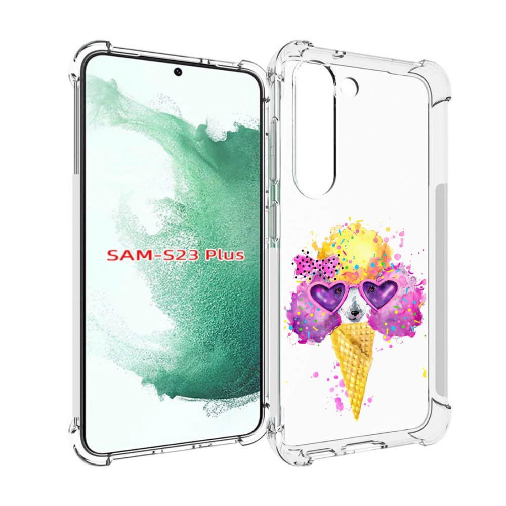 

Чехол MyPads Рожок для Samsung Galaxy S23 Plus +, Прозрачный, Tocco