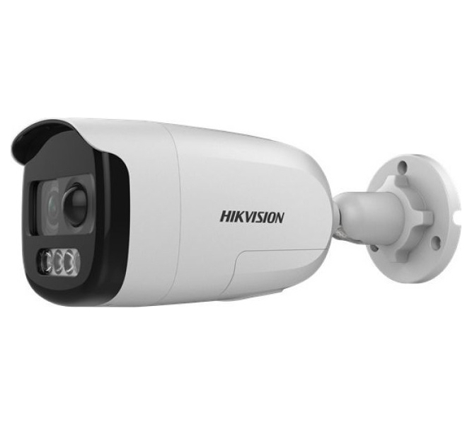 фото Камера видеонаблюдения аналоговая hikvision ds-2ce12dft-pirxof28, 1080p, 2.8 мм, белый