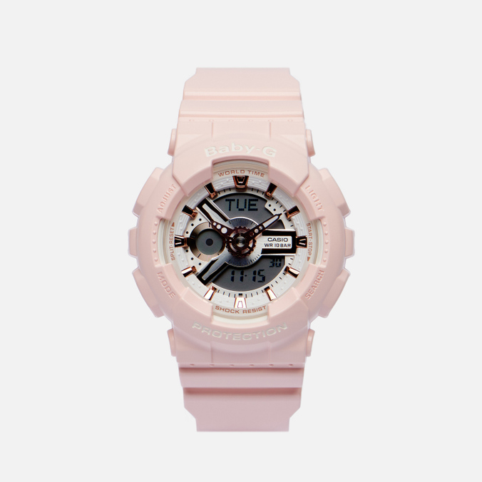 

Наручные часы CASIO Baby-G BA-110RG-4A розовый, Размер ONE SIZE, Baby-G BA-110RG-4A
