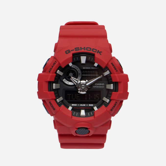 

Наручные часы CASIO G-SHOCK GA-700-4A красный, Размер, G-SHOCK GA-700-4A