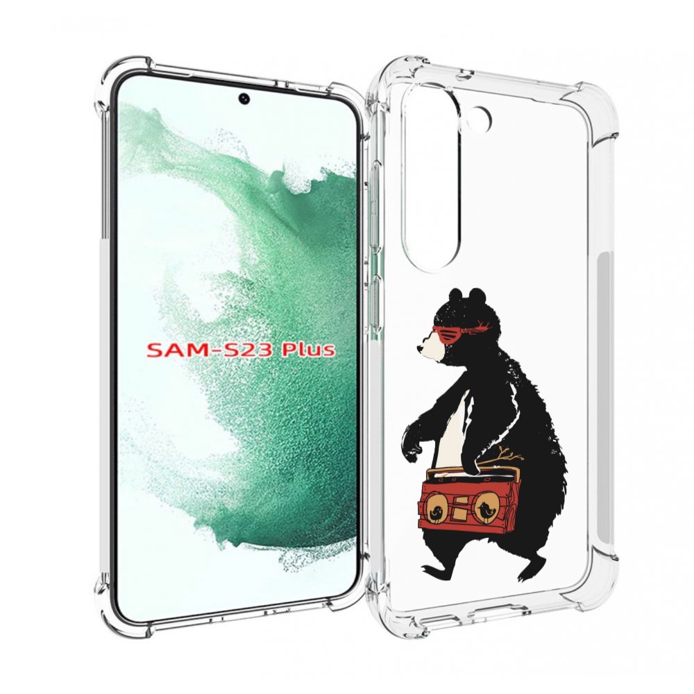 

Чехол MyPads Музыкальный медведь для Samsung Galaxy S23 Plus +, Прозрачный, Tocco