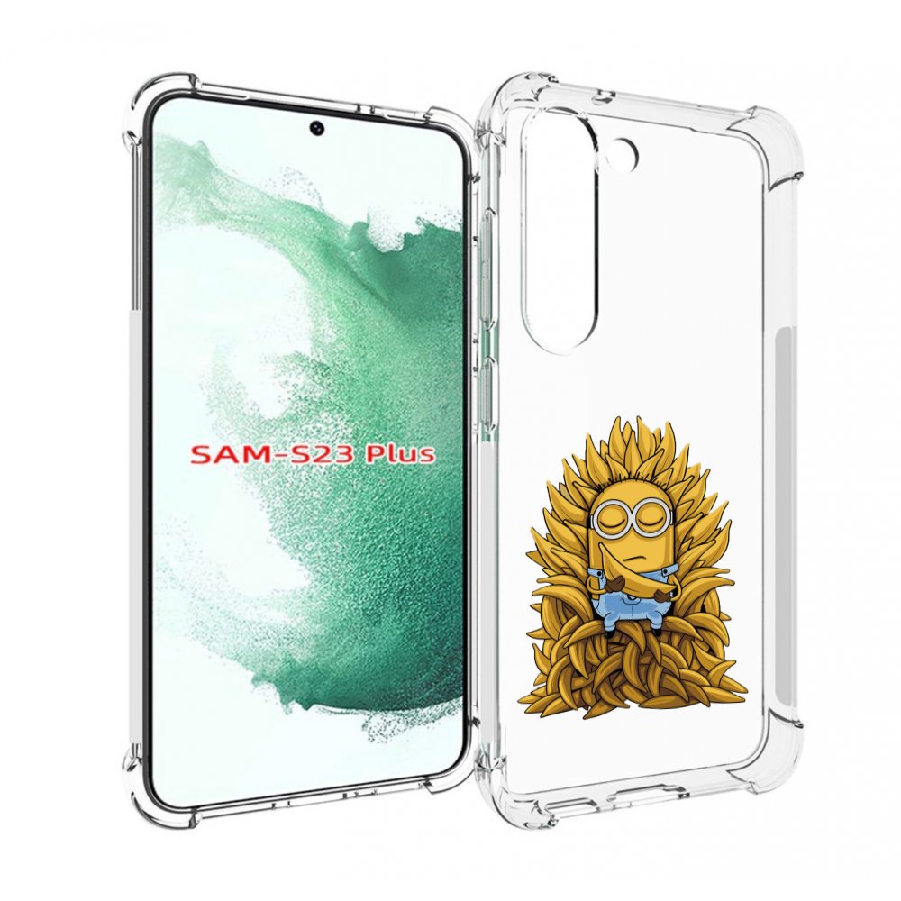 

Чехол MyPads Миньон с бананами для Samsung Galaxy S23 Plus +, Прозрачный, Tocco