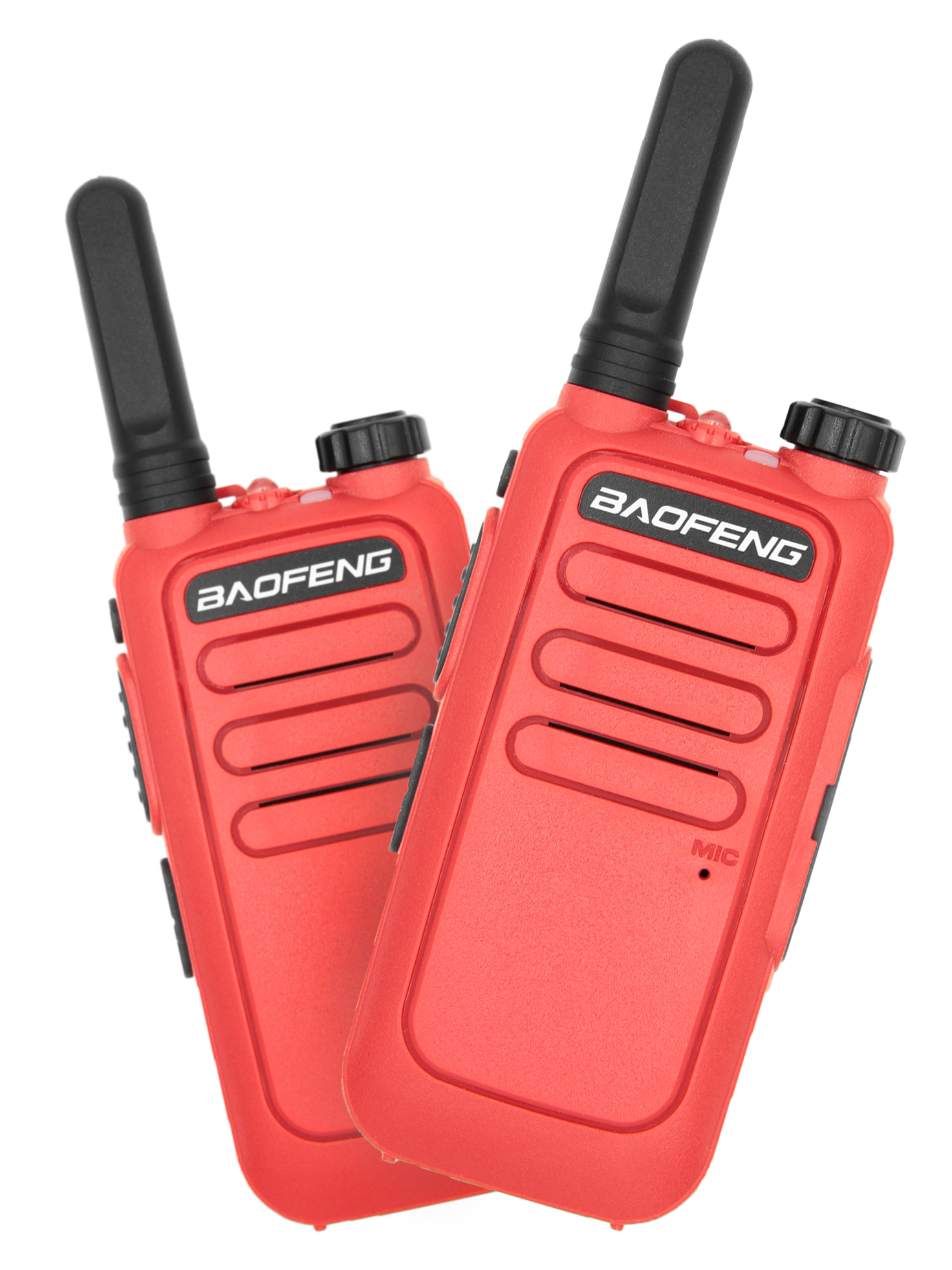 

Портативная радиостанция Baofeng BF-T15 красный, 2 шт., BF-T15