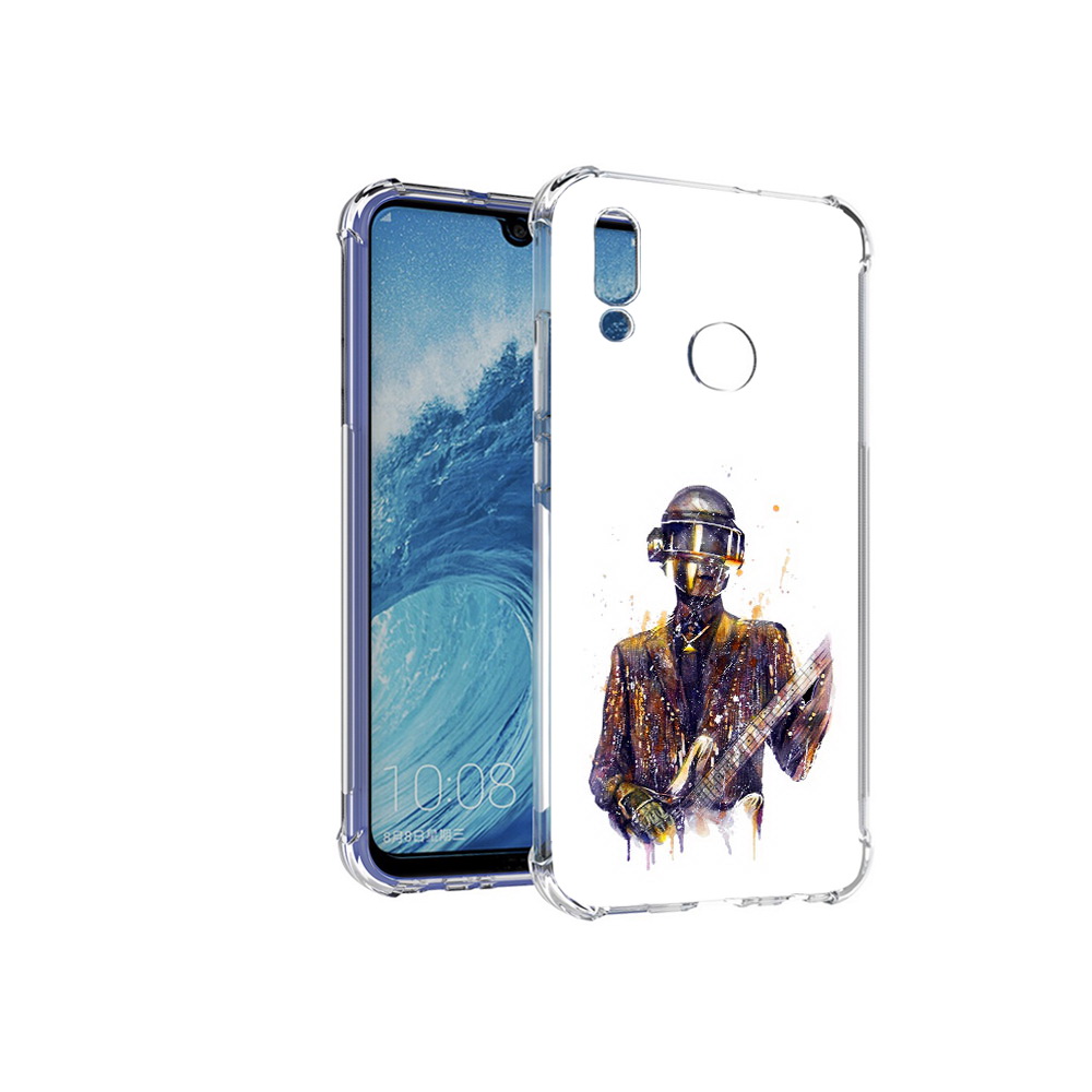 

Чехол MyPads Tocco для Huawei P Smart (2019) космо-гитарист, Прозрачный, Tocco