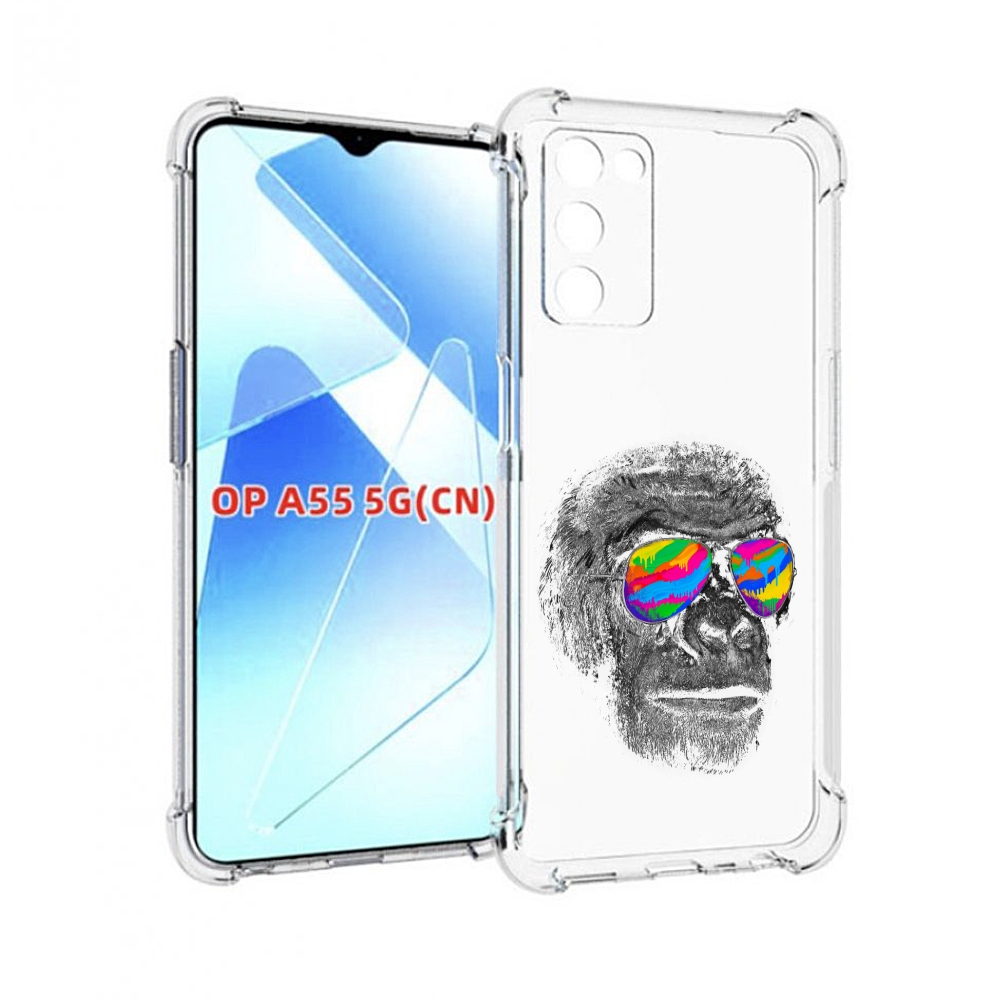 

Чехол MyPads крутая обезьяна в очках для Infinix Zero X Neo, Прозрачный, Tocco