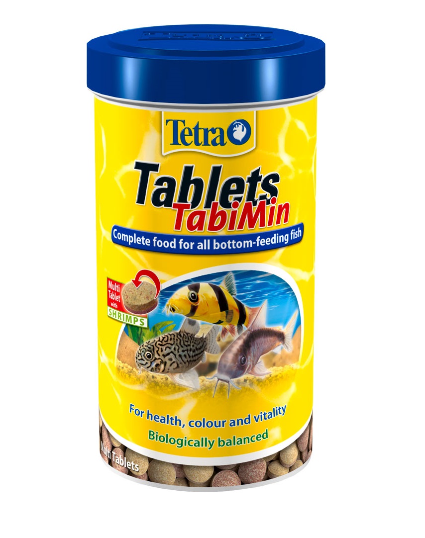 фото Корм таблетки для донных рыб tetra tablets tabimin 1040 т х 4 шт