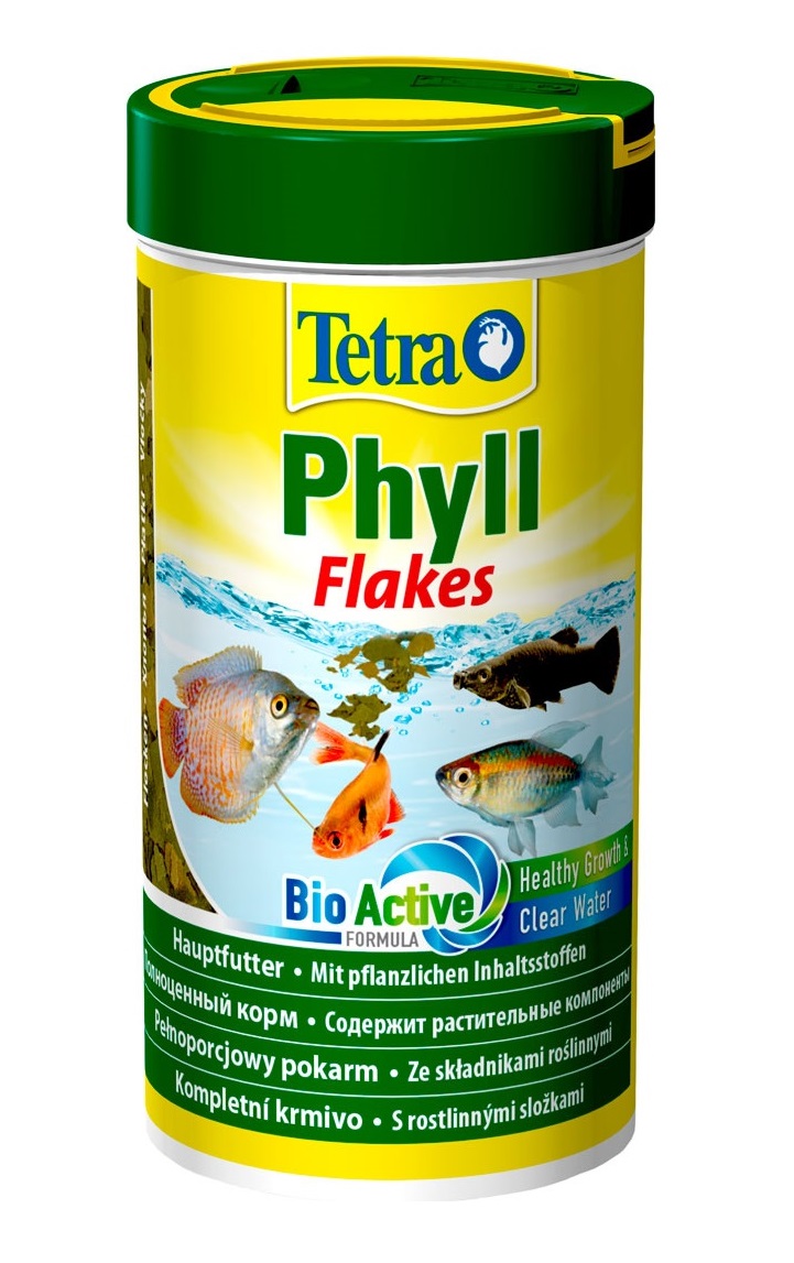 

Корм хлопья для травоядных рыб Tetra PHYLL FLAKES 12 гр х 25 шт
