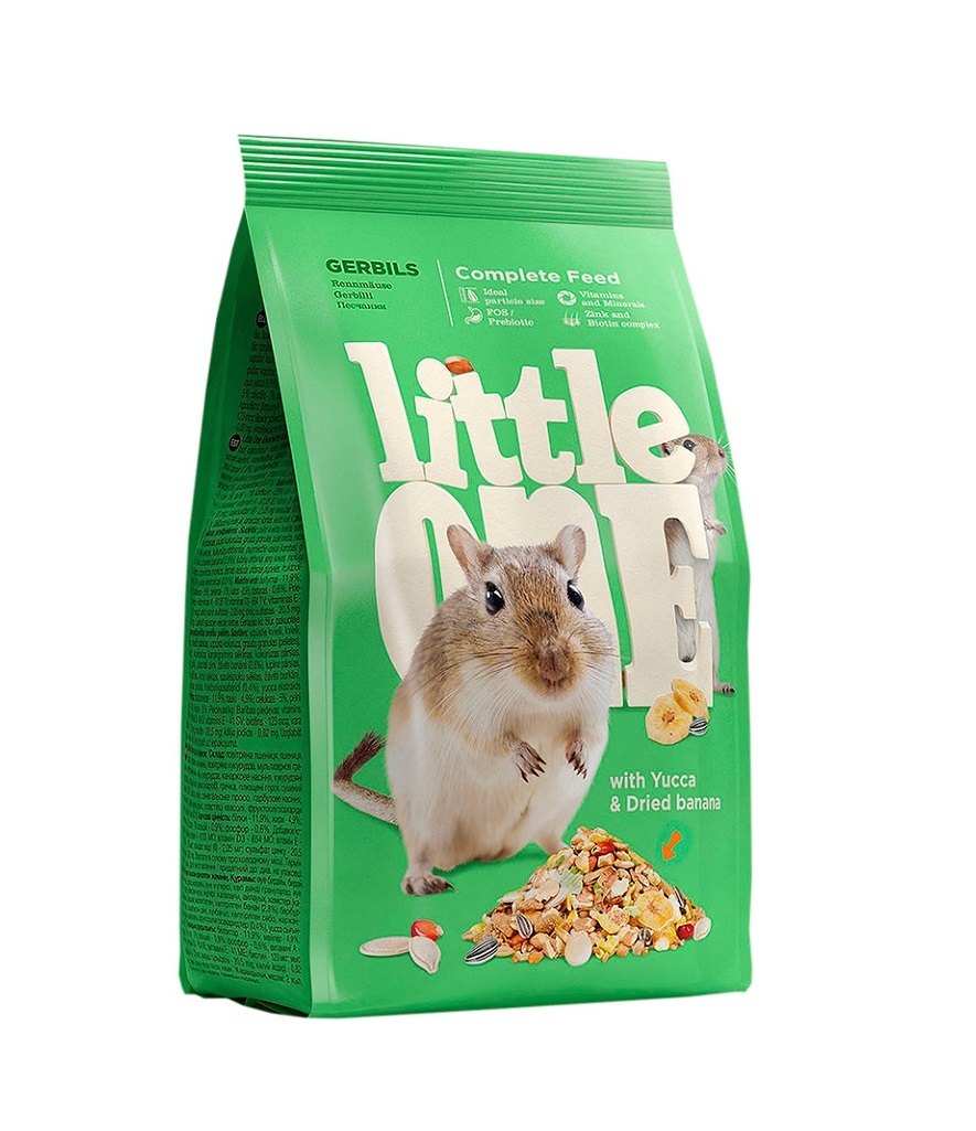 фото Сухой корм для песчанок little one gerbils, 10 шт по 400 г