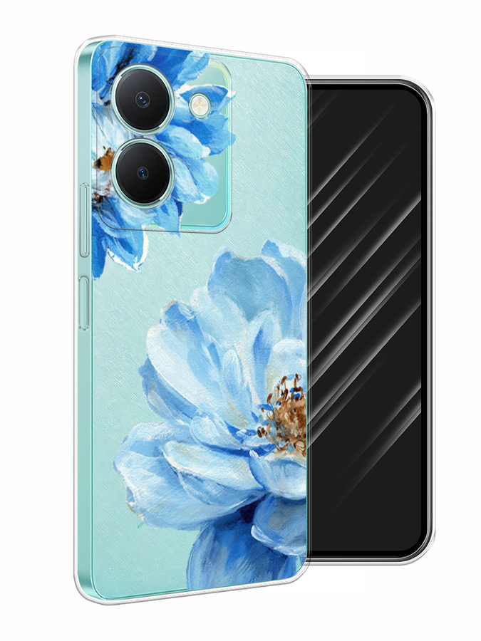

Чехол Awog на Vivo Y36 "Голубые клематисы", Голубой, 268950-8