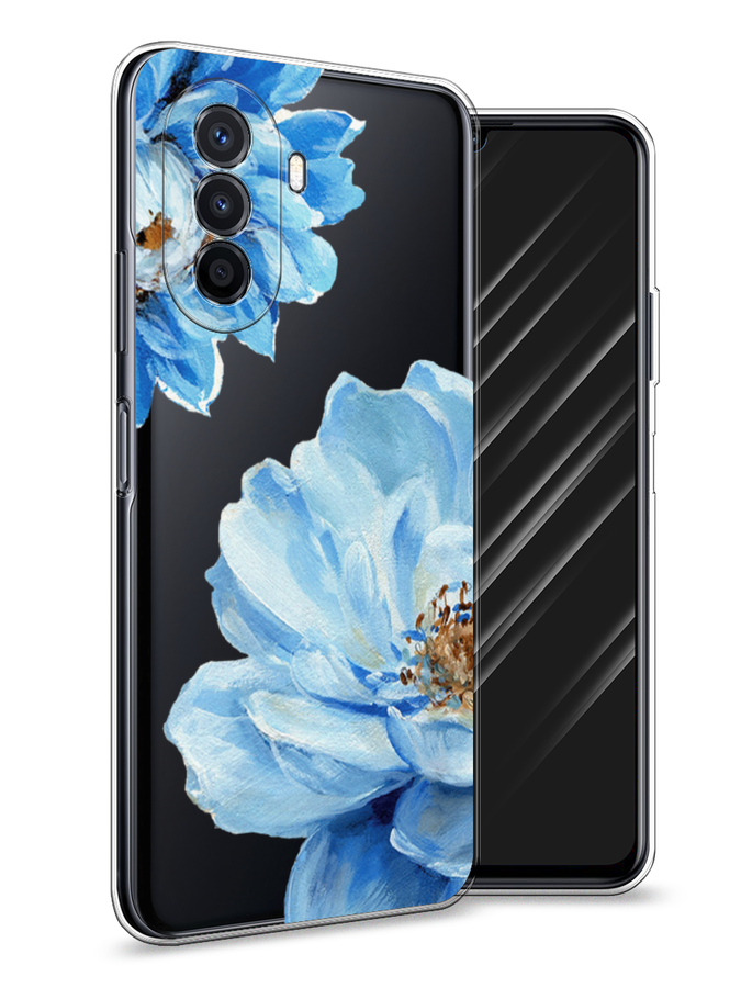 

Чехол Awog на Huawei Nova Y70 "Голубые клематисы", Разноцветный, 6109150-8