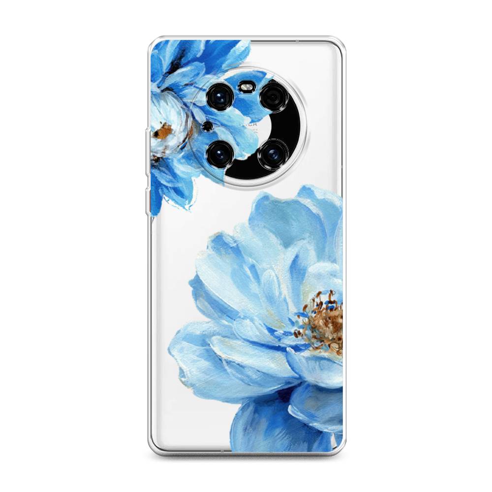 

Чехол Awog на Huawei Mate 40E Pro "Голубые клематисы", Разноцветный, 6107550-8
