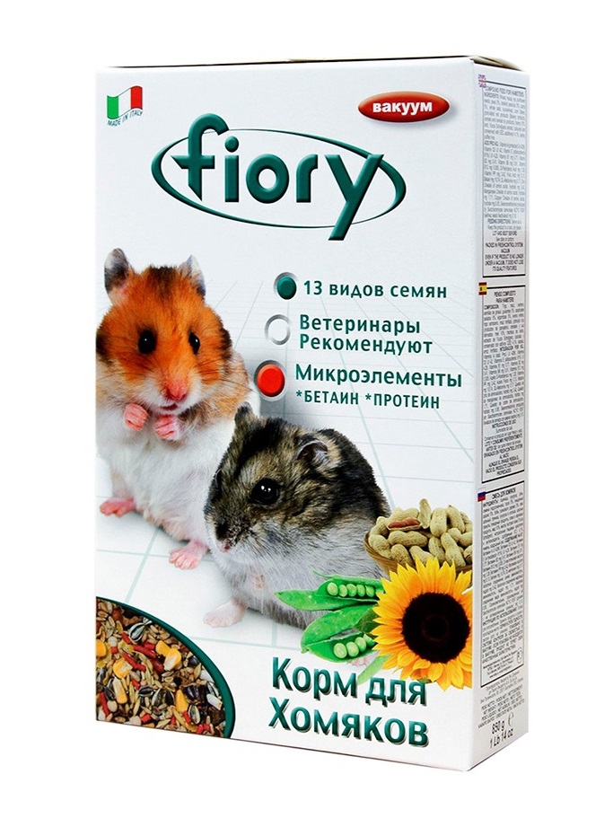 Сухой корм для хомяков FIORY Criceti, 400 г, 6 шт