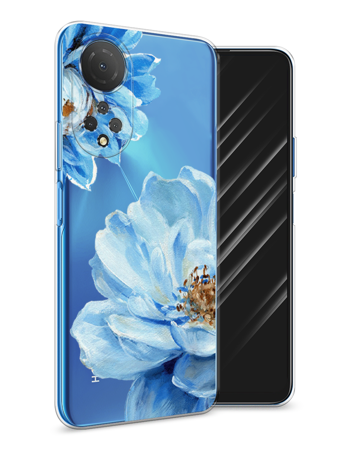 

Чехол Awog на Honor X7 2022 "Голубые клематисы", Разноцветный, 6108850-8