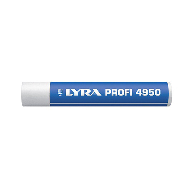 фото Профессиональный маркировочный мелок lyra для резины , 15 мм, белый l4950001