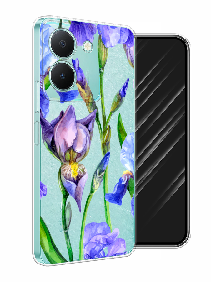 

Чехол Awog на Vivo Y36 "Синие ирисы", Фиолетовый;голубой;зеленый, 268950-8