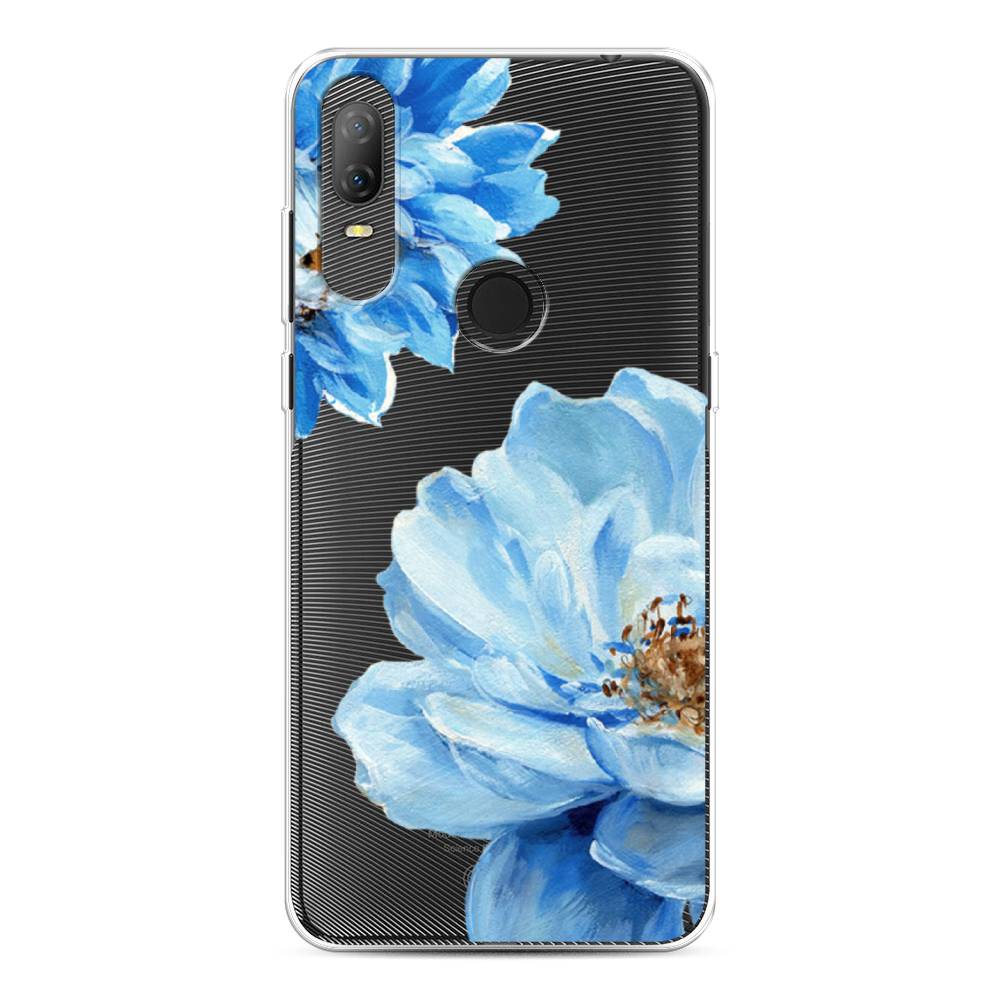 

Чехол Awog на Alcatel 1V (2020) 5007U / Алкатель 1V (2020) 5007U "Голубые клематисы", 170950-8