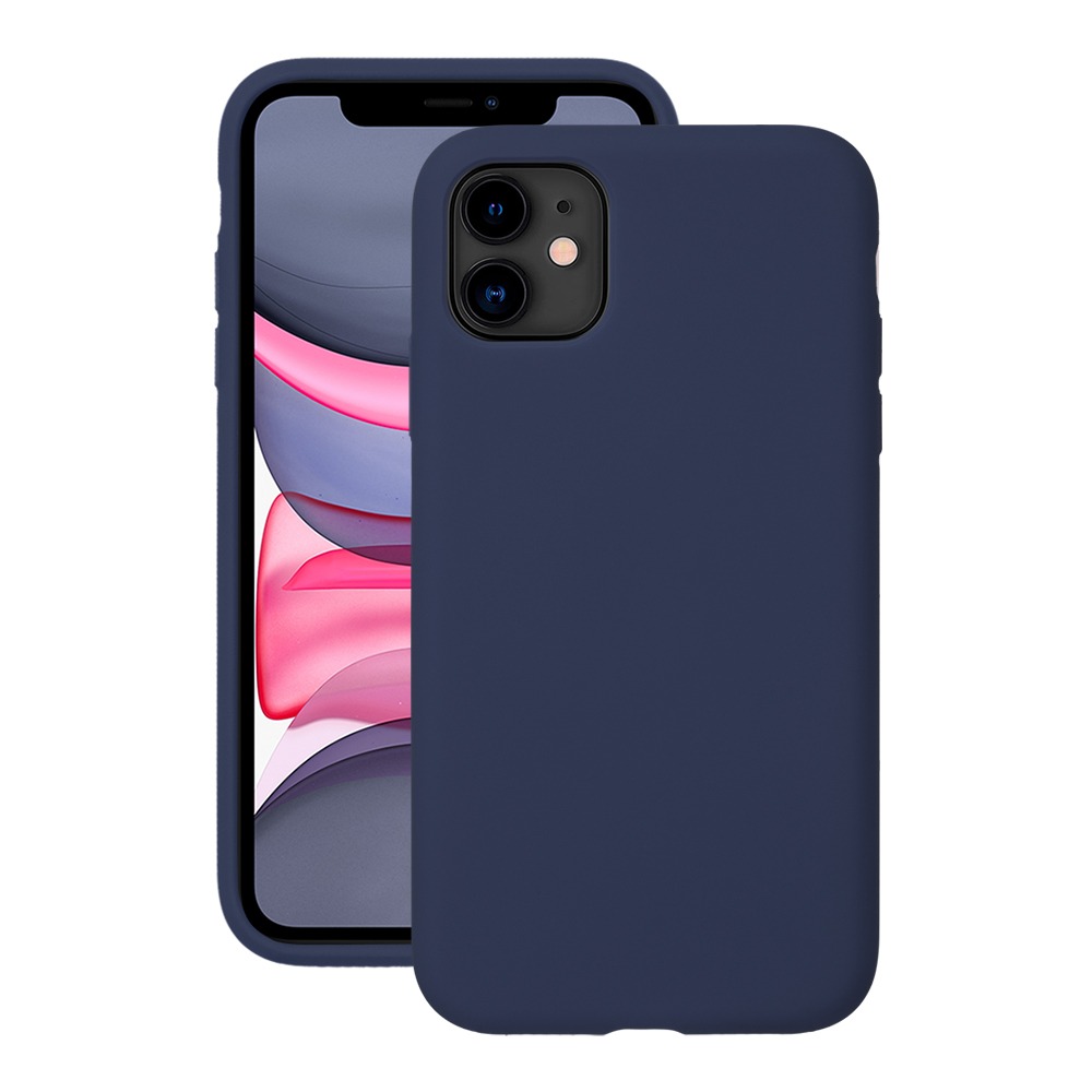 фото Чехол deppa liquid silicone pro для apple iphone 11, синий